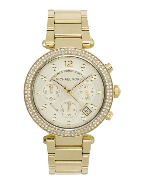 michael kors parker gold tone stainless steel watch|Michael Kors mk5353 ladies watch.